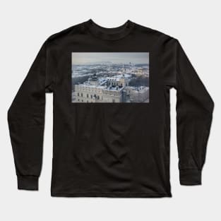 Vilnius old town cityscape Long Sleeve T-Shirt